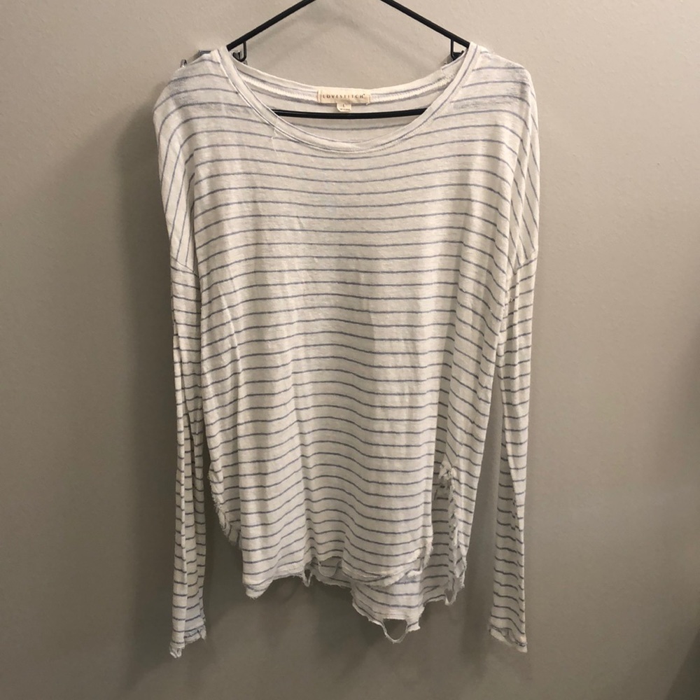 Long sleeve striped shirt